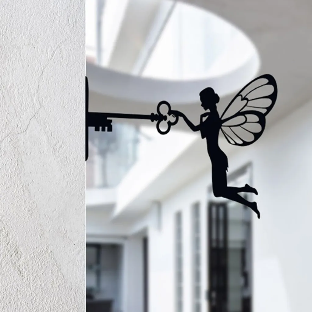 Decoración Del Jardín De Hierro Forjado Sitio Rústico Silueta Metal Art  Escultura De Pared Al Aire Libre Para El Hogar, El Césped Y El Patio De  8,83 € | DHgate, image size:1024x1024
