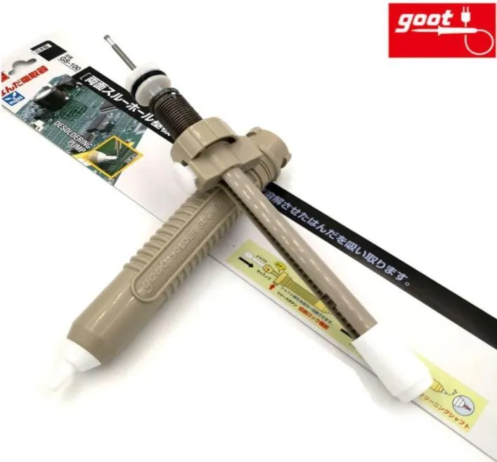 Wholesale Japan GOOT GS100 Desoldering Pump Jumbo Size SelfCleaning