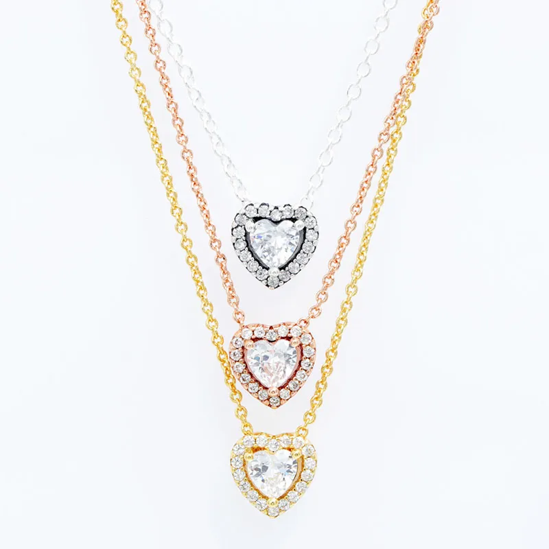 Pandora elevated sale heart necklace