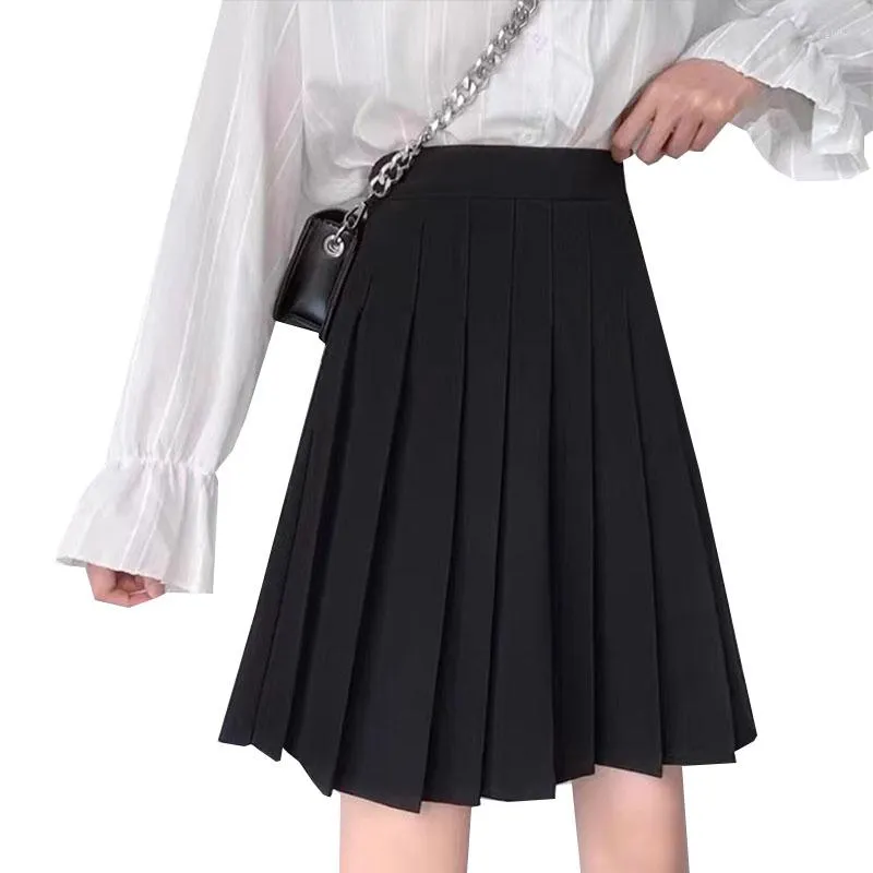 A-Line Pleated Mini Skirt High Waist, Preppy Style, Black Short Skirt for  Women Girls Casual Flattering, Buy Now!