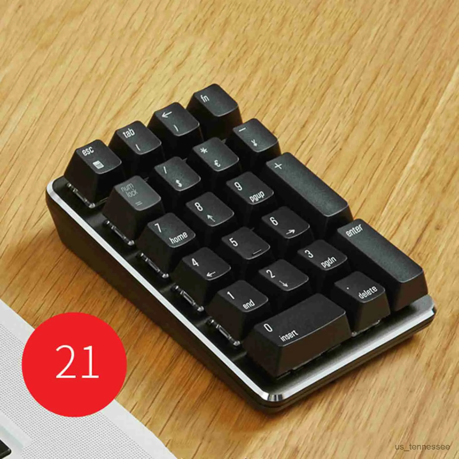 Keyboards Keyboards Wireless Numeric Keypad Gaming Keypad Keys Portable Keypad Extended Layout Black Keyboard for Laptop Notebook