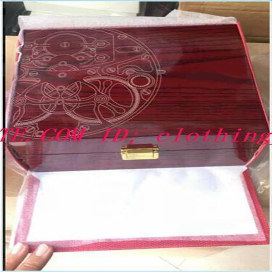 super haute qualité topselling rouge nautilus montre boîte originale papiers carte boîtes en bois sac à main pour aquanaut 5711 5712 5990 5980 watc205G