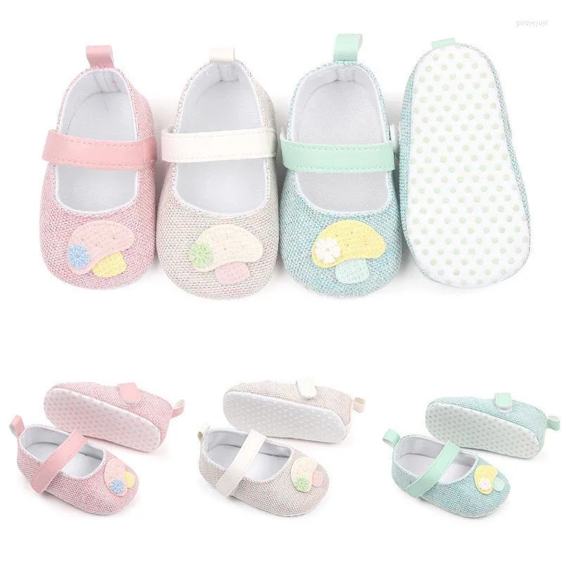 Premiers marcheurs printemps automne filles enfants fleur chaussure semelle souple respirant anti-dérapant infantile enfants chaussures de marche princesse bébé décontracté