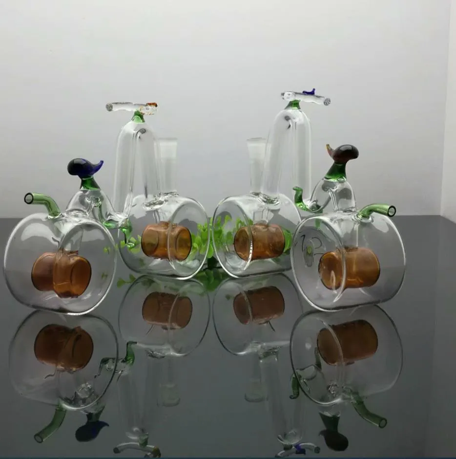 Pipas para fumar bongs Fabricación Cachimba soplada a mano Caldera de bicicleta de vidrio