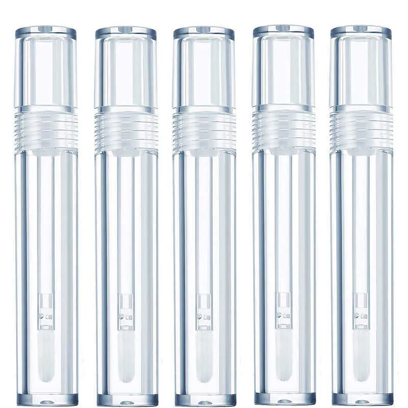 10-50pcs 5ml Empty Lip Gloss Tube Clear Balm Bottle Refillable Eyelash Growth Liquid Cosmetic Containers Lipstick Container 8NPV