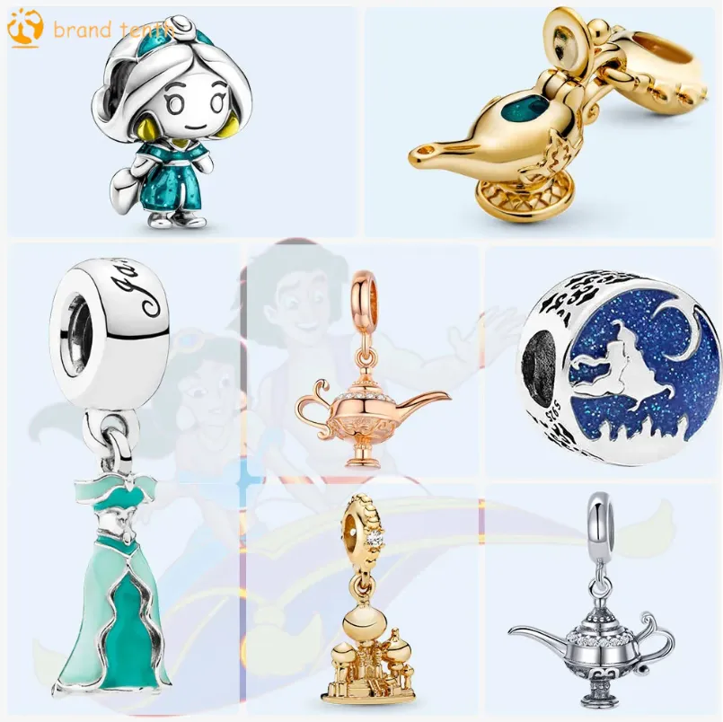 925 Sterling Zilver voor pandora bedels authentieke kralen kralen Aladdin Aladdi Charm Accessoires voor sieraden