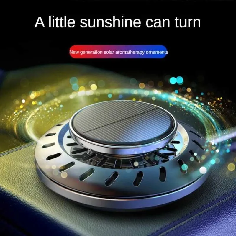 Duft Neue Solar Rotierenden Auto Lufterfrischer Instrument Aromatherapie  Geschmack Parfüm Auto Innen UFO Form Auto Für Herren Parfüm L230523 Von  5,19 €