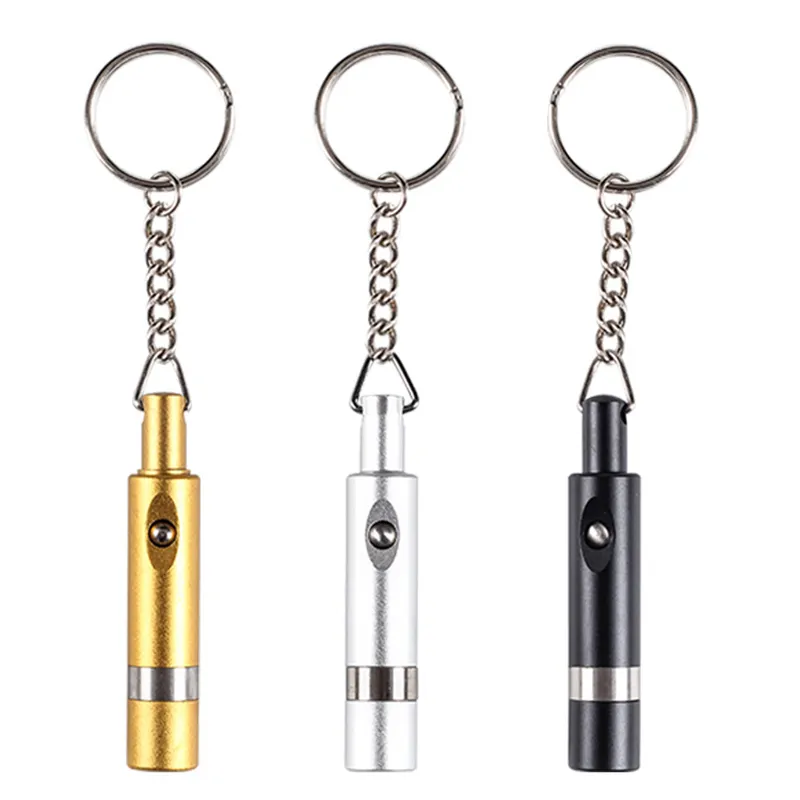 Metal Cigar Punch Keychain Cigar Knife Portable Cigar Cutter Smoking Accessories