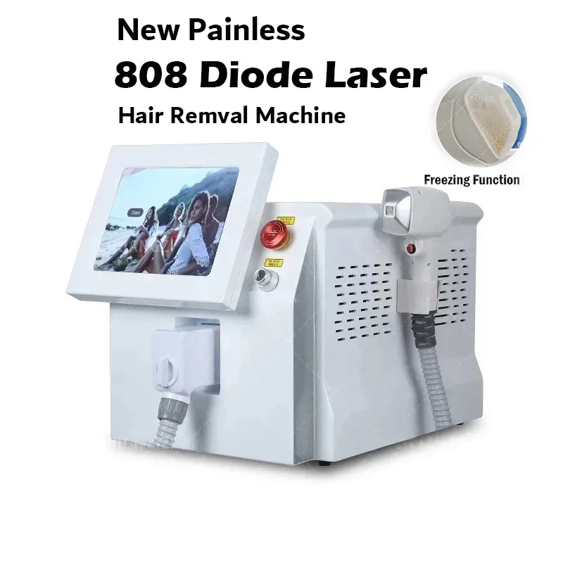 New Portable 2000W Laser Machine 3 Wavelength Portable Painless 755 810 1064 Nm Equipment Salon Use 808 Diode Hair Removal With CE