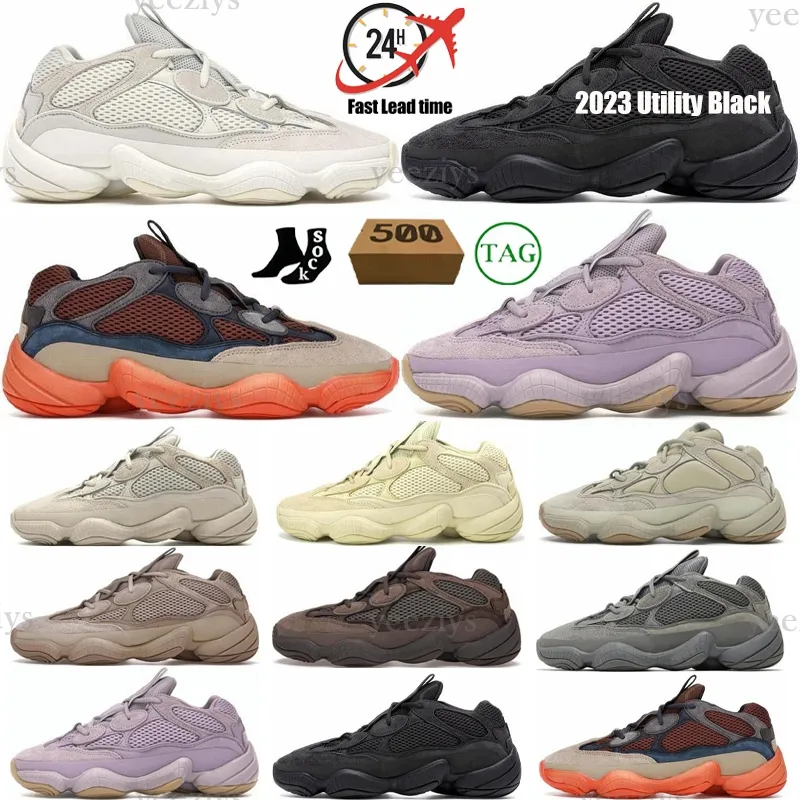 2023 Designer 500 Buty do biegania użyteczność Czarna Enflame Blush Granit Glinita Brąz Miękki wizja Taupe Light On Fet Mens Womens Outdoor 500s Runner Sneakers Rozmiar 36-47