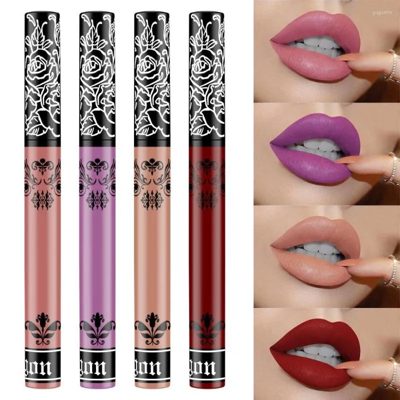 Lip Gloss HEALLOR Sexy Waterproof Moisturizer Matte Liquid Long Lasting Lipstick Make Up