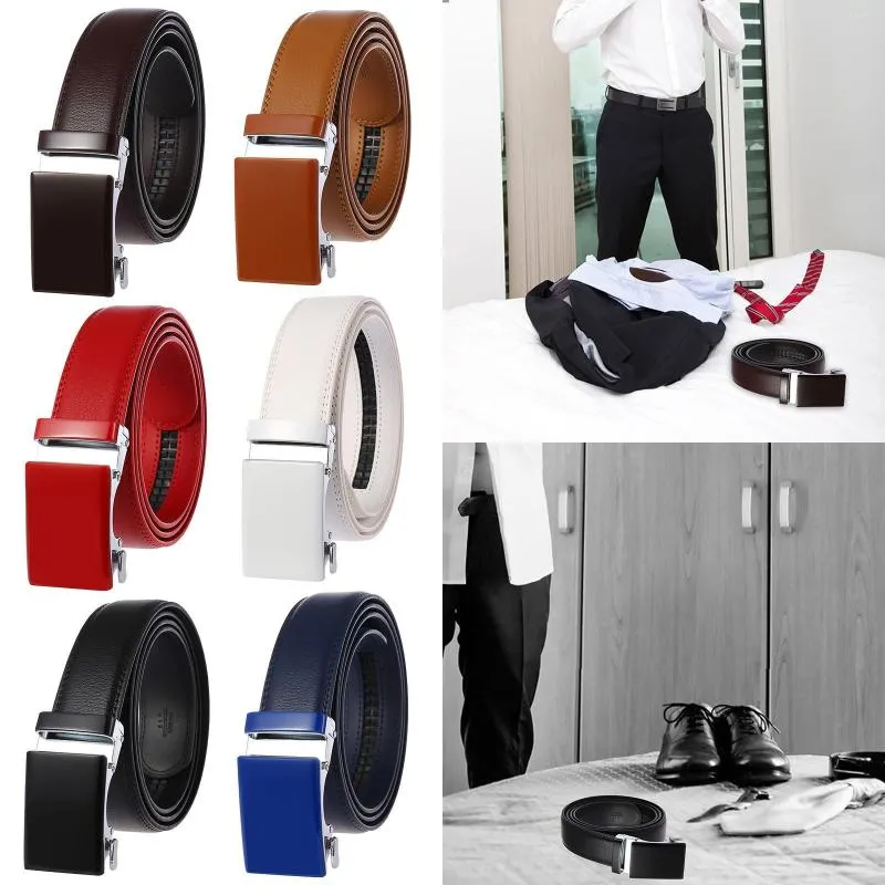 Belts 2023 Vintage Belt For Men Faux Leather Adjustable Waistband Jeans Pants Male Waist Straps Cinturones Para Hombre