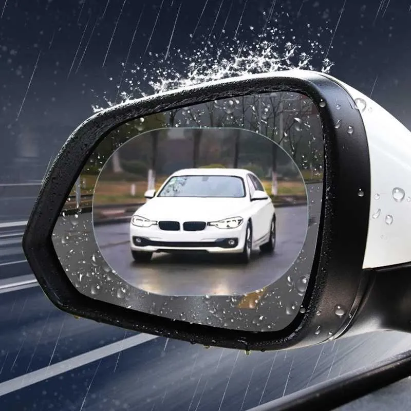 8 Pieces Car Rearview Mirror Film Rainproof Waterproof Mirror Film Anti Fog  Nano Coating Car Film for Car Mirrors and Side Windows, Various Shapes :  : Car & Motorbike