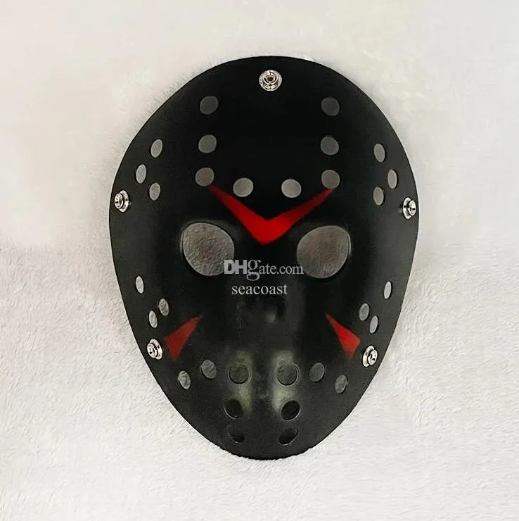 wholesale Masquerade Masks Jason Voorhees Mask Friday the 13th Horror Movie Hockey Mask Scary Halloween Costume Cosplay Plastic Party Masks DH87 871