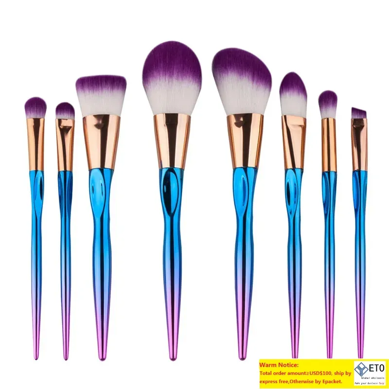 10pcs Makeup Brushes set Professional Powder Eyeshadow Make Up Brush Cosmetics Soft Synthetic