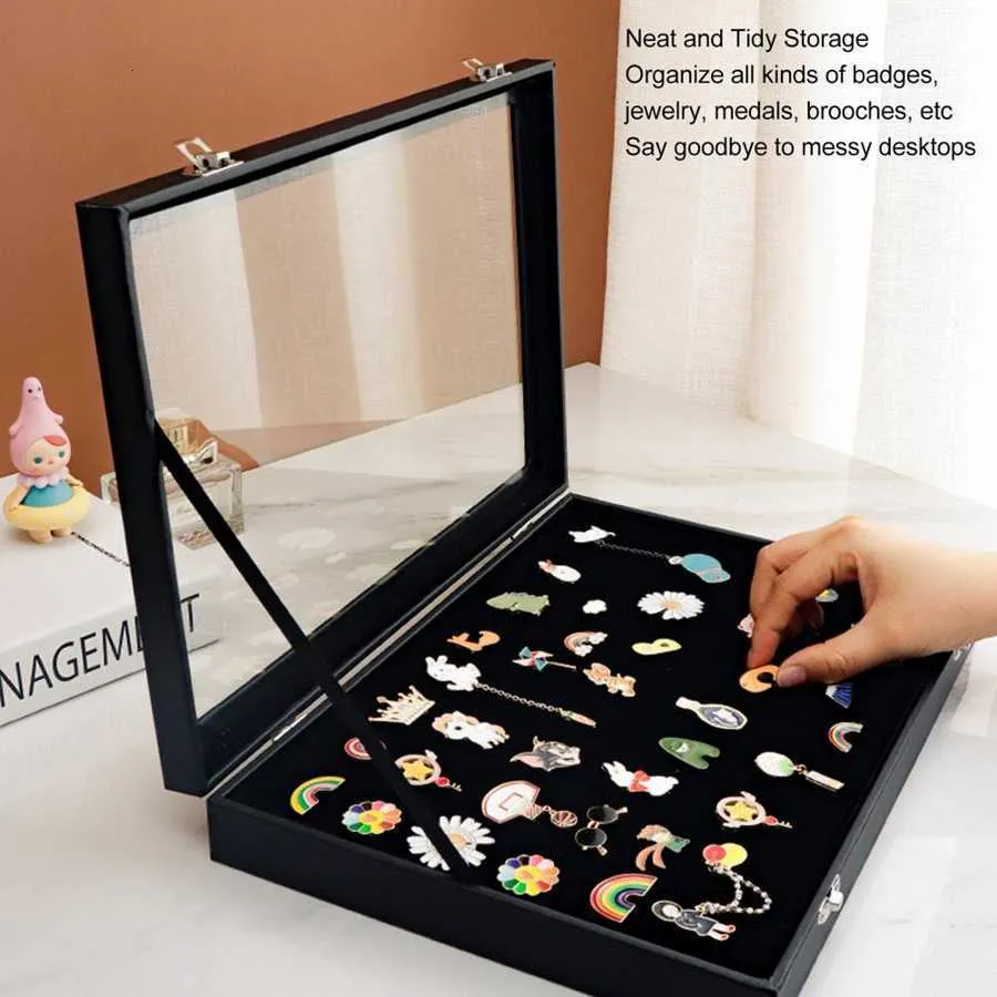Black Jewelry Display Case With Sponge Lining And Protective Black Jewelry Display Case With Sponge Lining And Protective