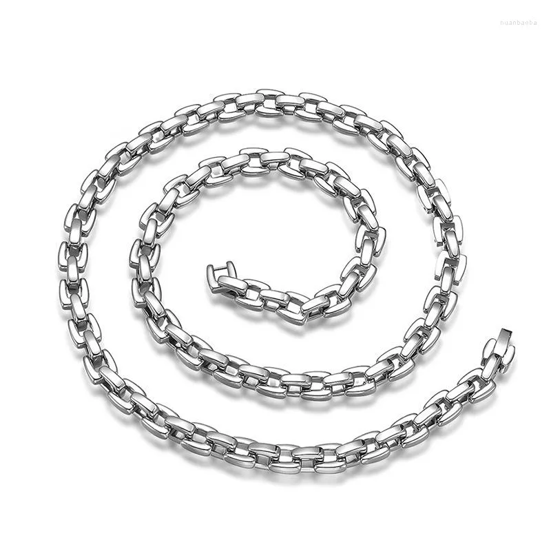 Kettingen 54cm Lengte Eenvoudige Ketting Ketting Voor Mannen Rvs Partij Sieraden Geschenken