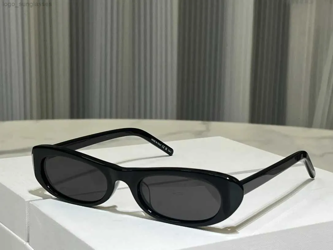 Stylish Designer Oval Shape Sunglasses For Women 557 Black Black Narrow Shades With UV400 Protection And Box From Logo sunglasses 33.48 DHgate.Com