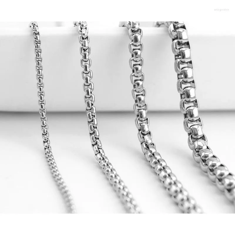 Stainless Steel Chains Wholesale 2/3/4/5mm Width Stainless Steel Round Box  Chain Necklace For Men Women - Buy Stainless Steel Chains Wholesale  2/3/4/5mm Width Stainless Steel Round Box Chain Necklace For Men Women