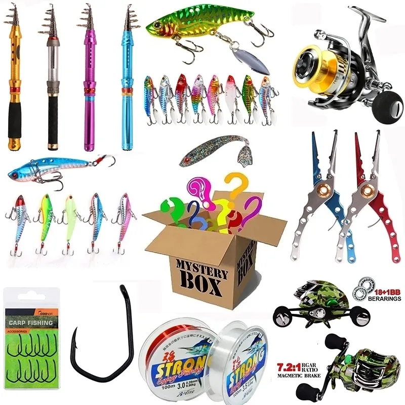 Combo Rod Reel Combo Est Mystery Surprise Box Fishing 100% Get High Quality  Gift Fishing Hooks Lures Set Accessories Tackle Blind Box Pe2KDD From  Chinastore12, $119.96