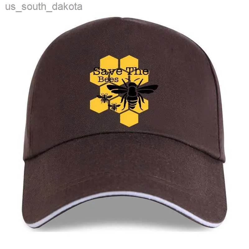Save The Bees Mens Succession Baseball Cap Red Racer Design
