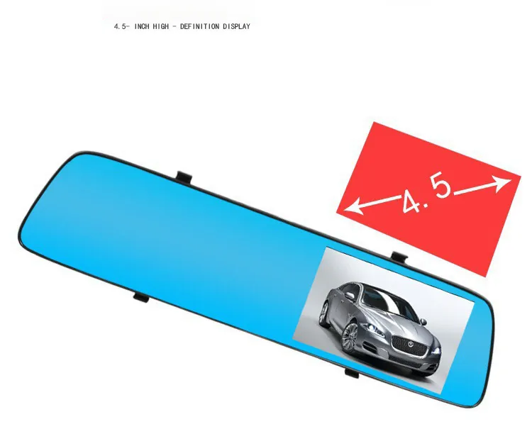 Dash Cam Anteriore E Posteriore Full HD 1080p Con Scheda 32GB - WiFi E GPS Integrato - Visione Notturna E Modalità Parcheggio - 3