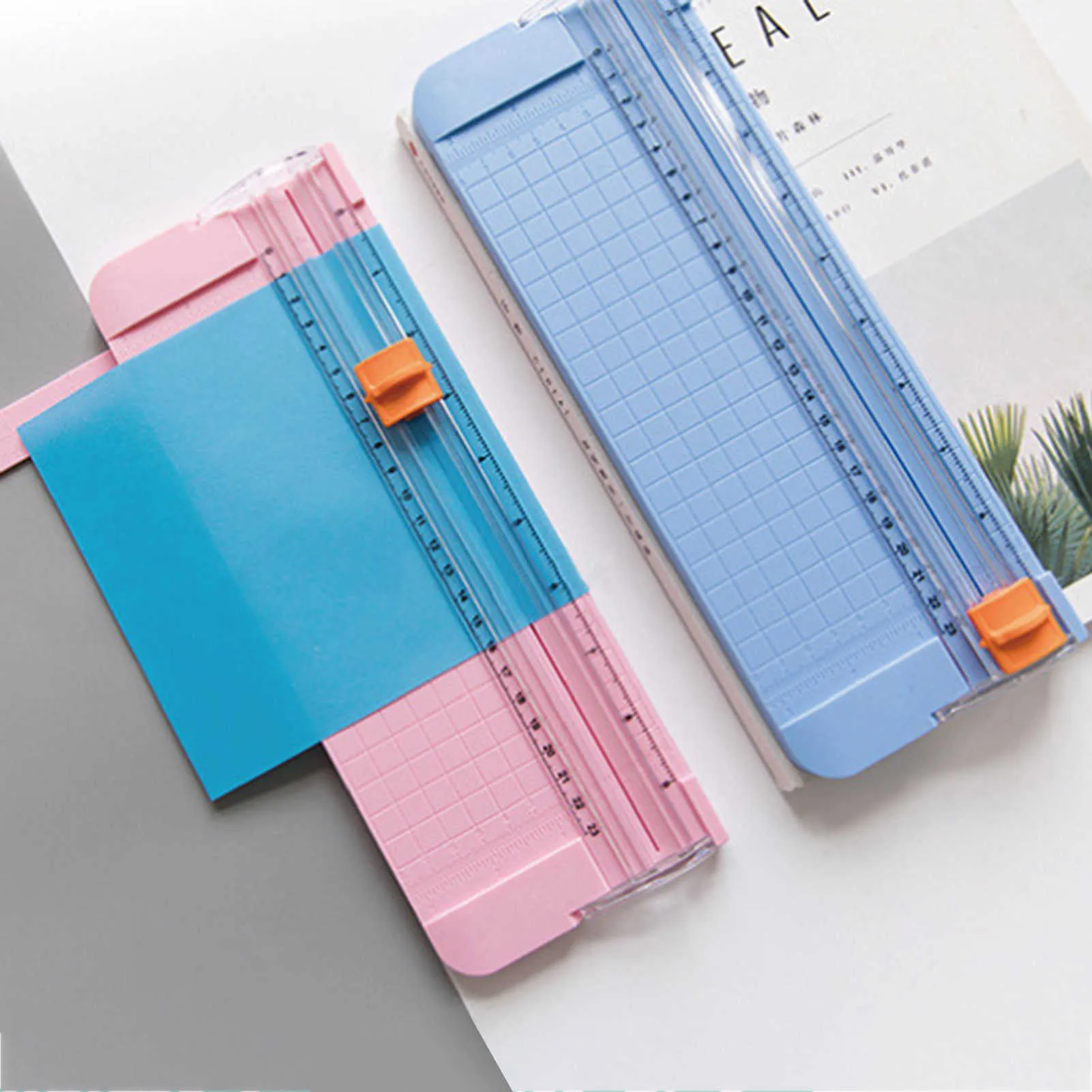 Knife Mini A5 Paper Cutter With Slide Ruler Finger Protection Paper Trimmer  For Scrapbooking Picture Cutting R230606 From 8,41 €