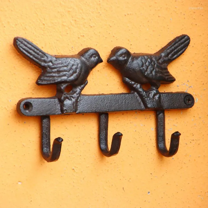Antique Rustic Two Birds Cast Iron Wall Hook With Three Metal Wall Hanger  Handmade European Farm House Decent And Animal Figurine Metal Rack From  Dresscuten, $43.7