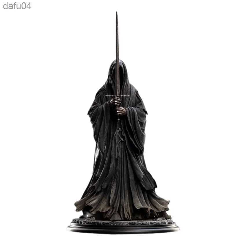 26CM Nazgul Ringwraith in Lord of Rings Action PVC Figure Action Anime modello Gioco Statua Bambole giocattolo Regali di Natale per bambini L230522