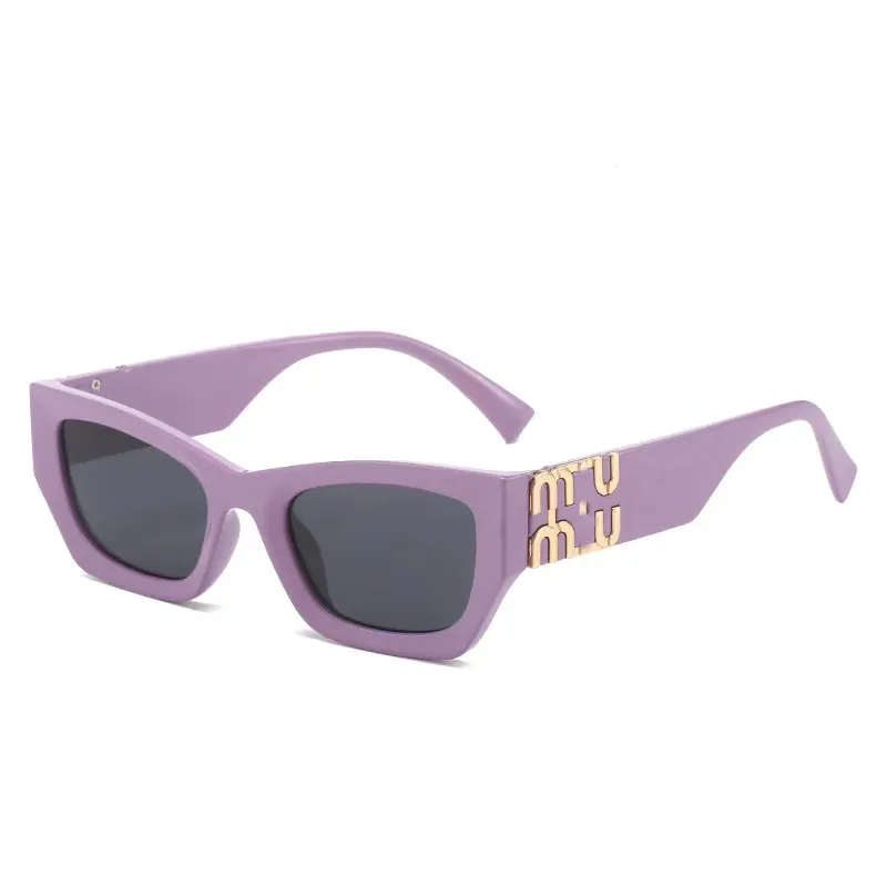 Designer Eyewear Miu Miu Sunglasses Purple UV400 Sunglasses, Retro