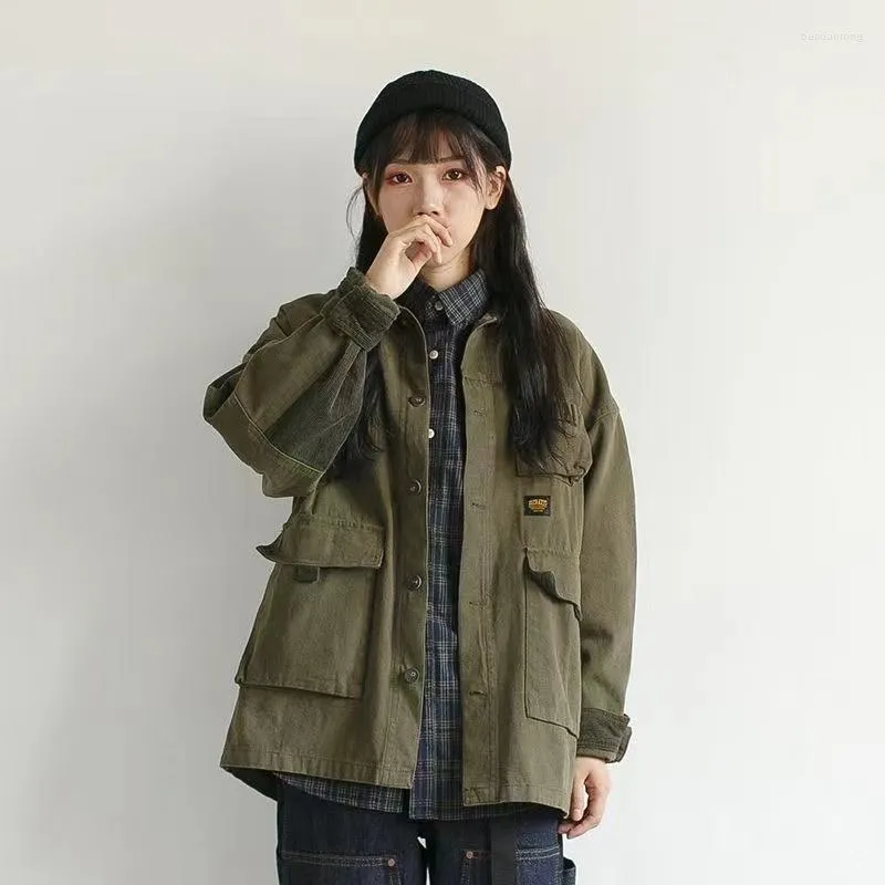 ジャケット・アウター deadstock Japanese vintage work jac Vintage Japanese Workwear Jacket Unisex Small – Black Shag
