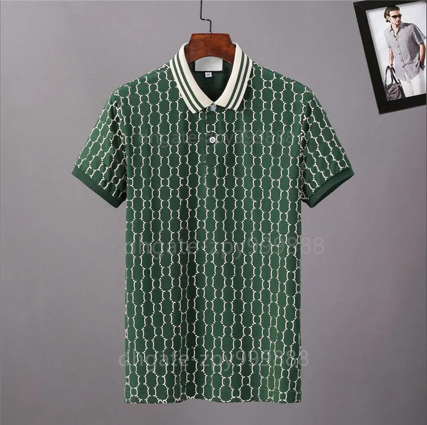 Mens Stylist Polo Shirts Luxury Italy Men Clothes Short Sleeve Fashion Casual Men Summer T Shirt Many colors are available Size M-3XL 