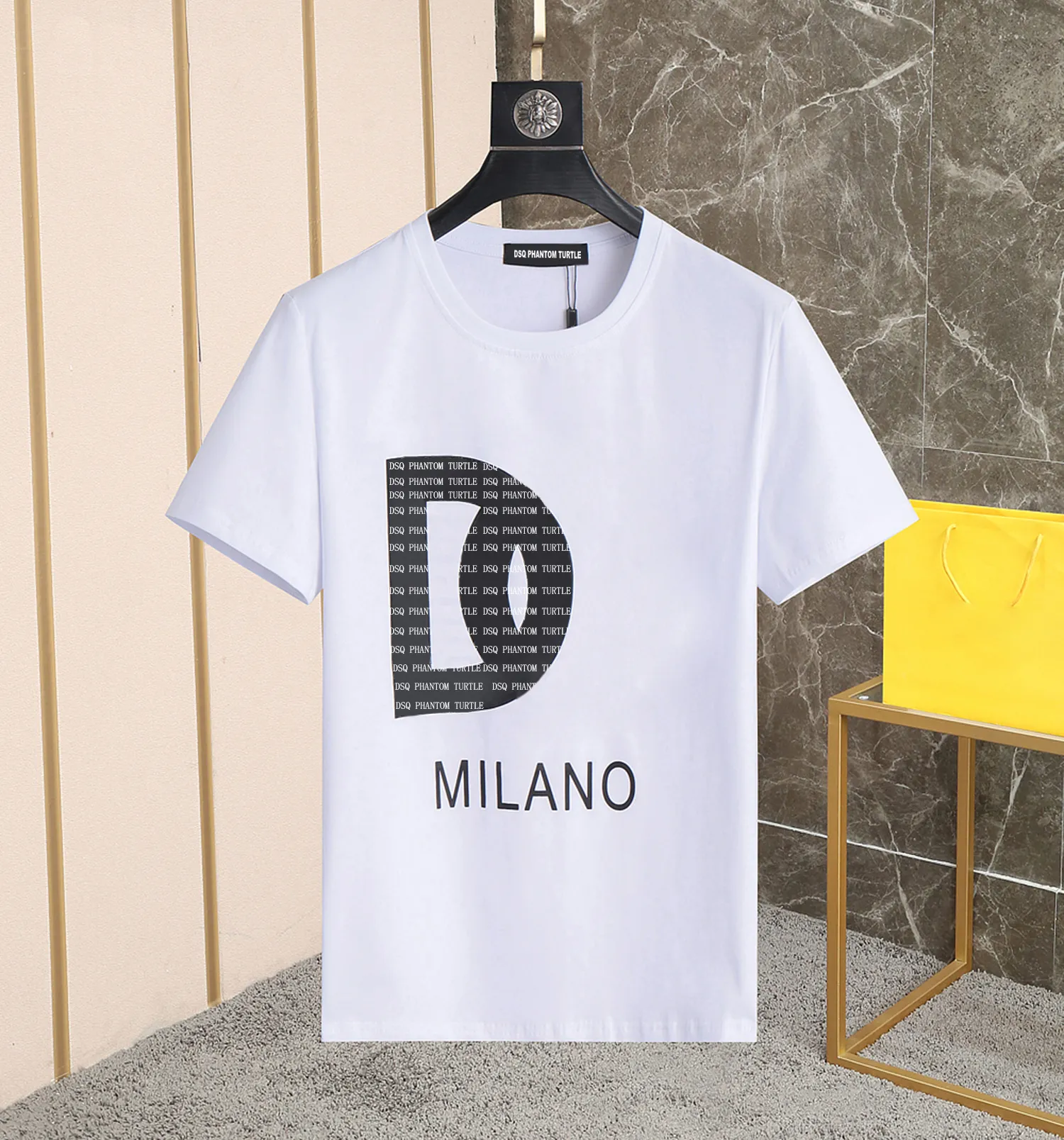 DSQ PHANTOM TURTLE Camisetas para hombre 2023 Nueva camiseta de diseñador para hombre Camisetas de moda italiana Camiseta de verano para hombre suave y cómoda ab231m