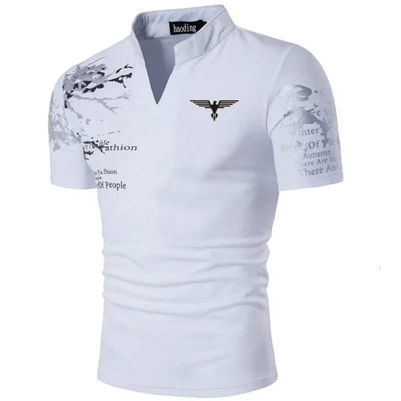 Mens Polos Dingshite Summer Casual Polo Shirt Män Kort ärm Affärsmodedesign Toppar Klänning för Clothin 230607