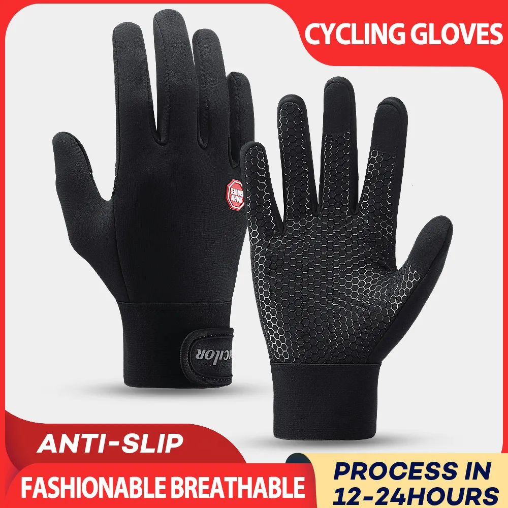 Winter Summer Biking Gloves For Men And Women Full Finger Waterproof Touchscreen Bike Mitts For Cold Weather Sports And Riding 230606 From Pong06 13.47 DHgate.Com