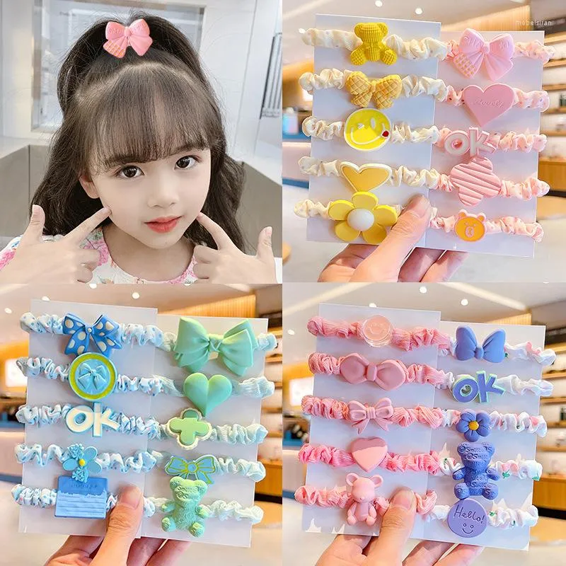 Haaraccessoires Band Scrunchies Chouchou Cheveux Fille Kids Assessories Voor Meisjes Adornos Para El Cabello Haar Elastiekjes Cute Large