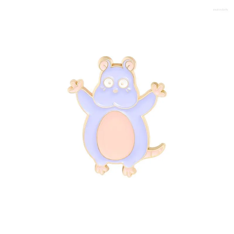 Broches Cartoon Emaille Pin Muis Draak Eend Wortel Broche Shirt Revers Kinderen Sprookje Badge Gift