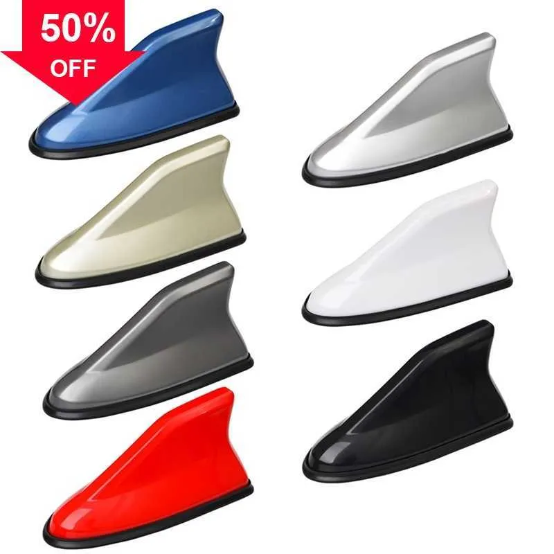 New Car Radio Shark Fin Car Shark Antenna Radio FM Signal Design For All Cars Antena Antenna Car Styling Hot in Sale