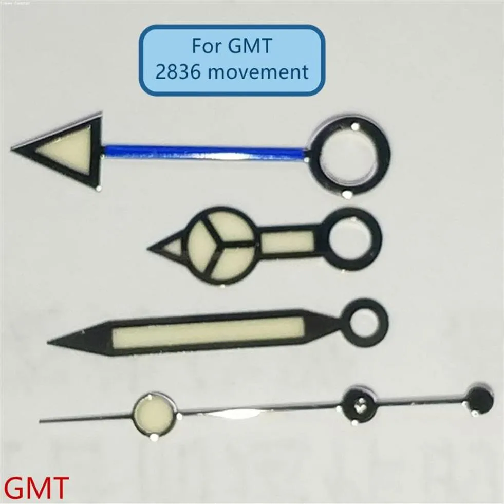 Kit di strumenti di riparazione Lancette dell'orologio per GMT Fit ETA 2836 2824 Movimento Mingzhu Cassa da 40 mm Automatica2526