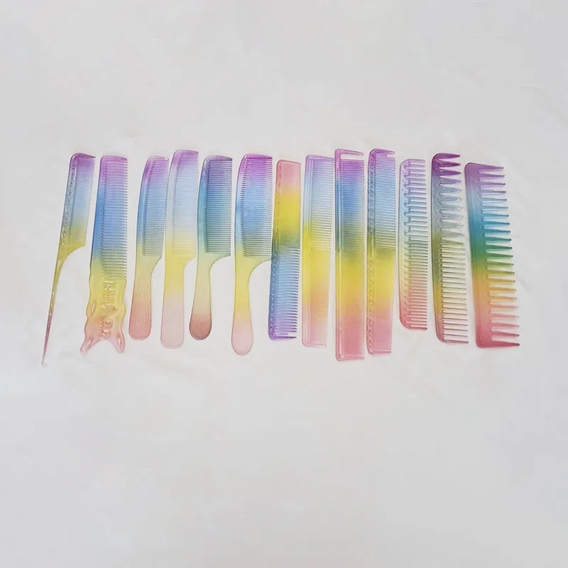 Fashion Salon Tool Tail Comb Popular Wide and Dense Size Hair Products Anti slip Practical Hair Comb