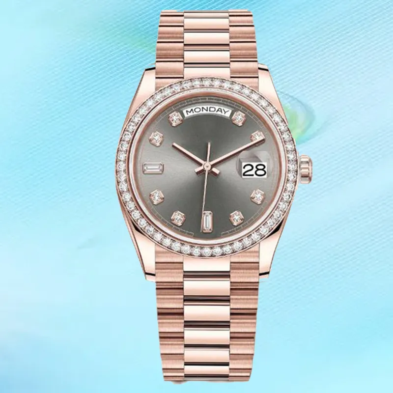 roex orologio donna orologio cintura di lusso diamante montre automatico 41mm 36mm meccanico 904L lunetta in acciaio inossidabile pieno impermeabile orologio d'oro luminoso regalo impermeabile