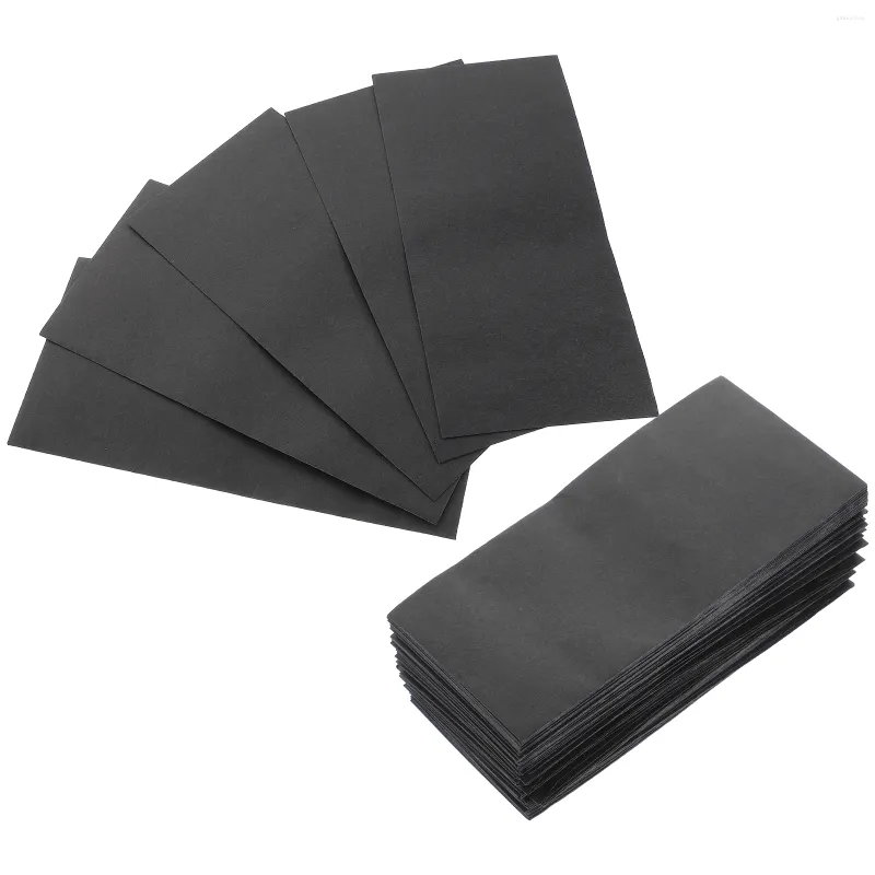Gift Wrap 120 Pcs Cash Self-adhesive Envelope Money Envelopes Gifts Colorful Jewelry Storage Bag Paper Black Buttons