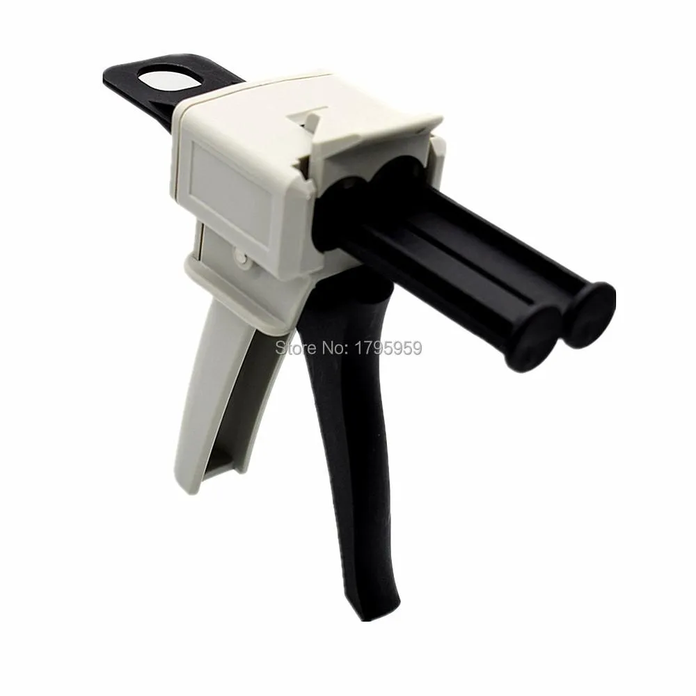 Screwdrivers Caulking Gun Hand Tool 50ml Ab Epoxy Glue Gun Applicator Glue Adhensive Cartridge Gun Mixed 1:1 Ab Glue Manual Dispense Glue Gun