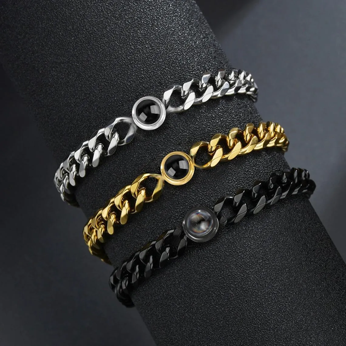 Vnox Fashion Customized Personalized Engrave Name Date Women Men Braided  Rope String Bracelet Wristband Armband Charm Boyfriend Gift | Lazada PH