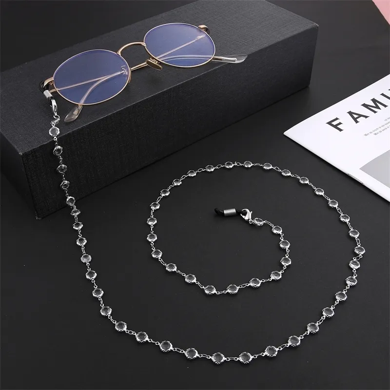 Elegant Clear Zicron Crystal Beaded Eyeglass Chains Cords Strap For Sunglasses Sunglassess Cord Accessory 230605 From Pang03 6.6 DHgate.Com