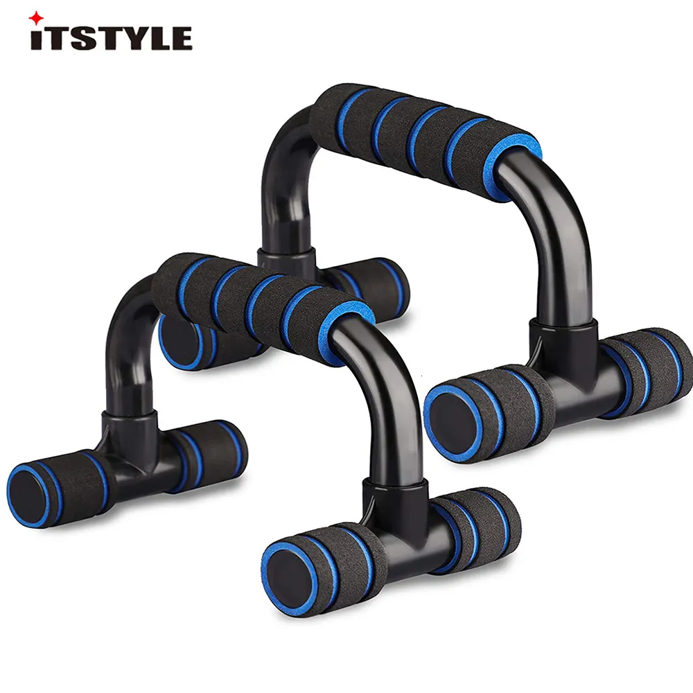 Push-ups står 1Pair Push Ups Stands Grip Fitness Equipment Handtag bröstkroppen Buiding Sports Muskulära träning Push Up Racks 230606