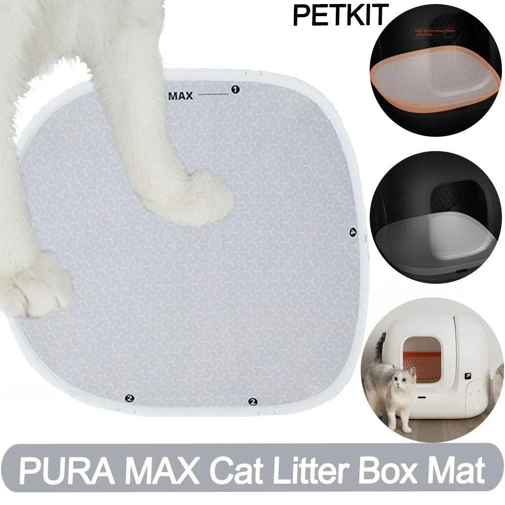 Microfoons Petkit Pura Max Zandbak Kattenbakmat Accessoires Hoogwaardige drie-preventiepad is geschikt kattentoiletkussen