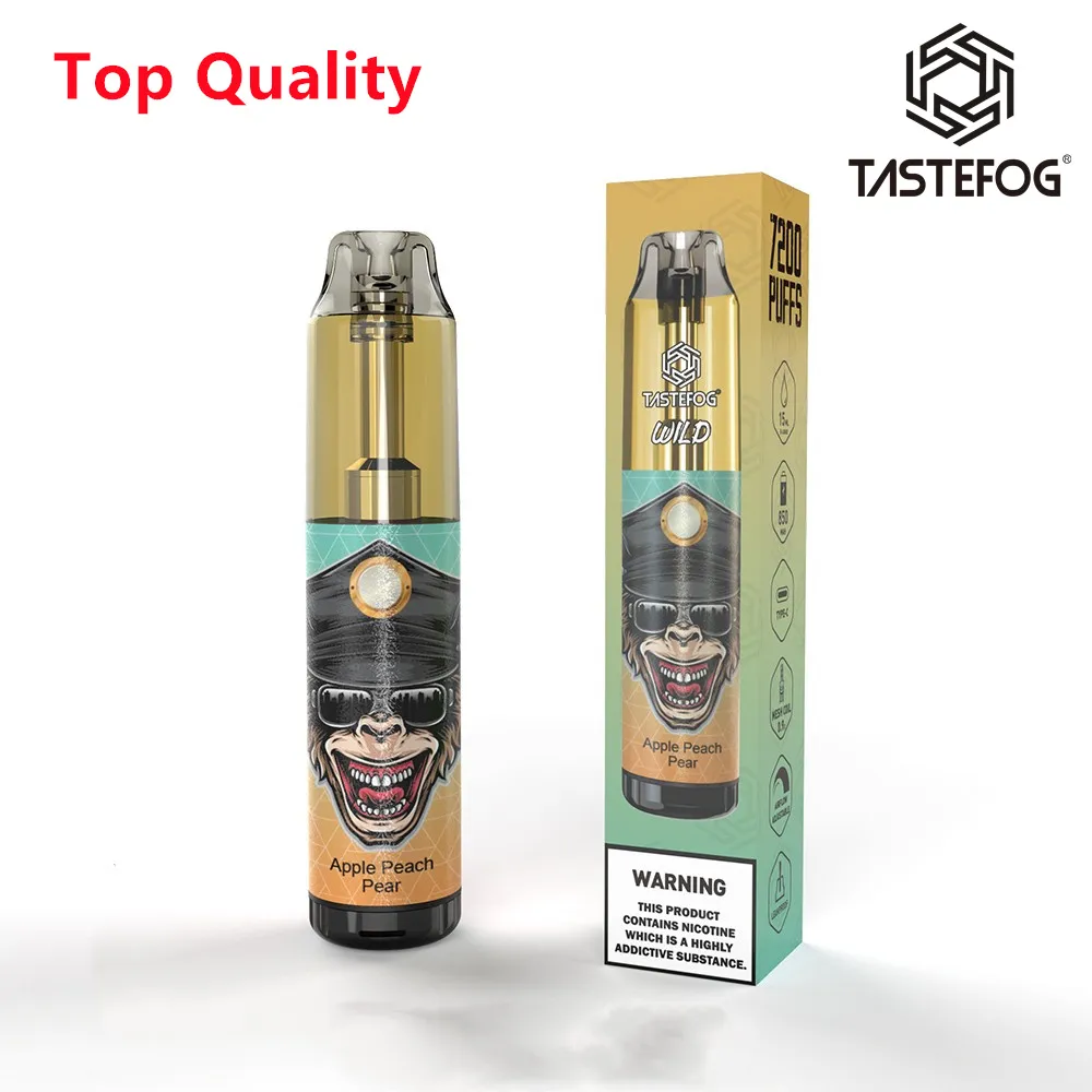Tastefog Wild 7200puffs Disposable Vape Pod Kit With 10 Flavors In Stock