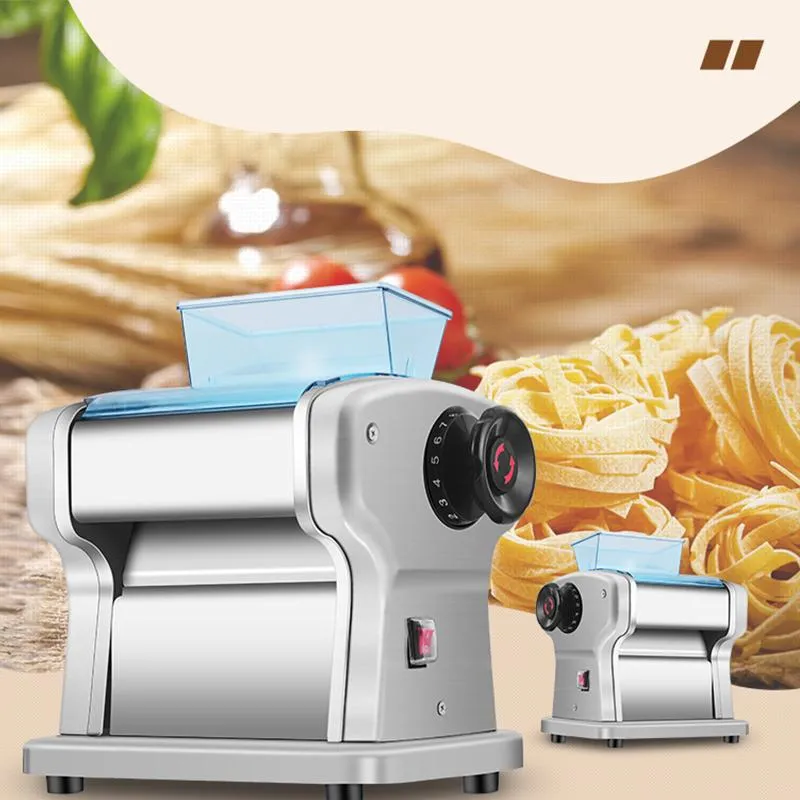 Makers elektrisch deeg roller roestvrijstalen deeg sheeter noedel pasta multifunction spaghetti dumplings noodle dringende machine