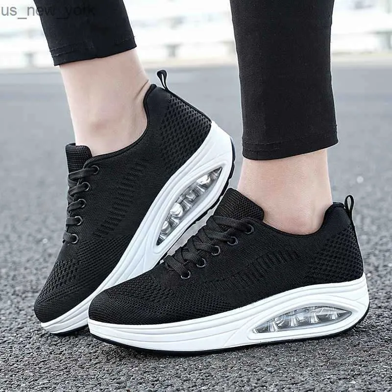 Beste Koop WomenS Sneakers Luxe Designer Trainer Gothic Schoenen Schokabsorptie Hoge Hakken Schoenen Mesh Platform Oxfords Tennis L230518